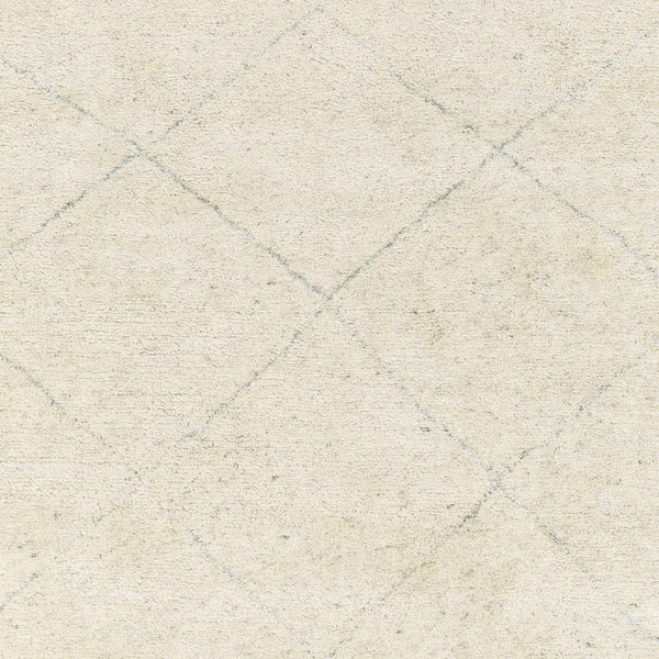 Surya Zara Handmade 2' X 3' Bohemian Rug - Luxurious Wool, Plush Comfort, Timeless Design For Any Room Cream Wool,Viscose Zar2301-268