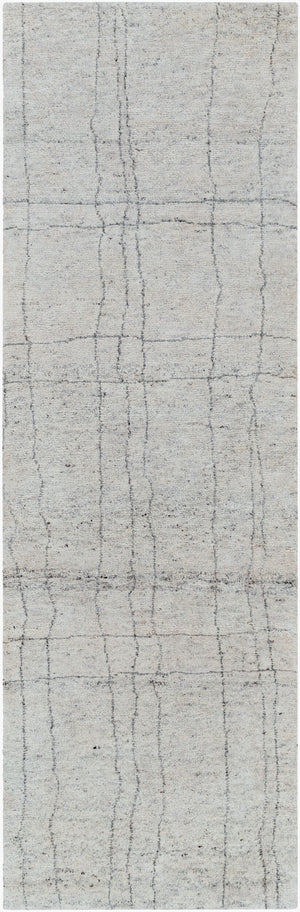 Surya Zara Handmade 2' X 3' Bohemian Rug - Luxurious Wool, Plush Comfort, Timeless Design For Any Room Medium Gray Wool,Viscose Zar2302-268