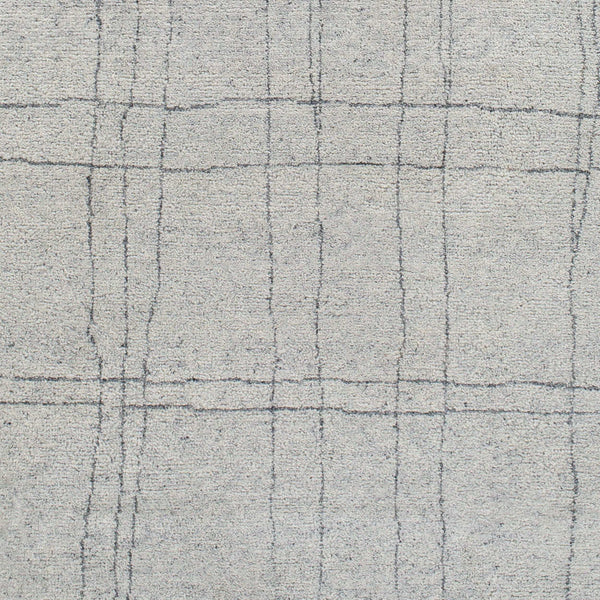 Surya Zara Handmade 2' X 3' Bohemian Rug - Luxurious Wool, Plush Comfort, Timeless Design For Any Room Medium Gray Wool,Viscose Zar2302-268