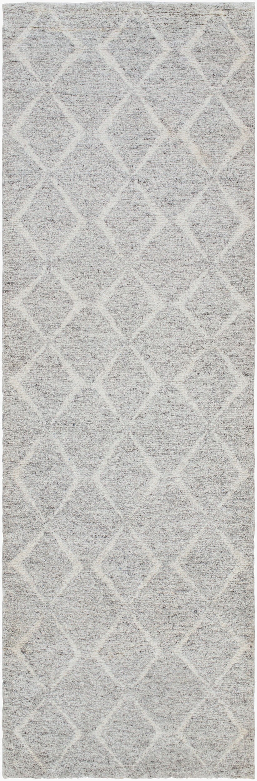 Surya Zara Handmade 2' X 3' Bohemian Rug - Luxurious Wool, Plush Comfort, Timeless Design For Any Room Gray Wool,Viscose Zar2304-268