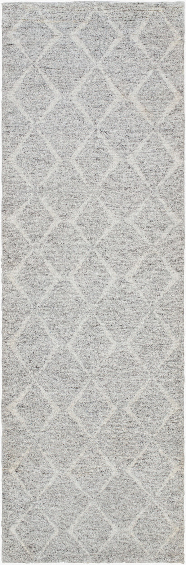 Surya Zara Handmade 2' X 3' Bohemian Rug - Luxurious Wool, Plush Comfort, Timeless Design For Any Room Gray Wool,Viscose Zar2304-268