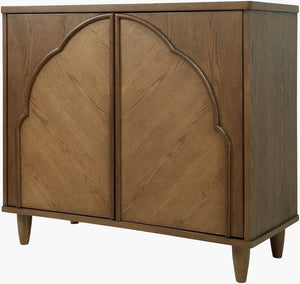 Surya Zarah Enclosed Storage Cabinet Traditional Silhouette for Entryway or Dining Room ZARH001-321636