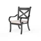 Monterey Swivel Dining Chair in Canvas Granite w/ Self Welt SW3001-11-5402 Sunset West
