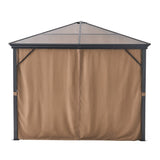 Christopher Knight Home® - Noble House - Aruba Aluminum 10 X 10 Ft. Gazebo