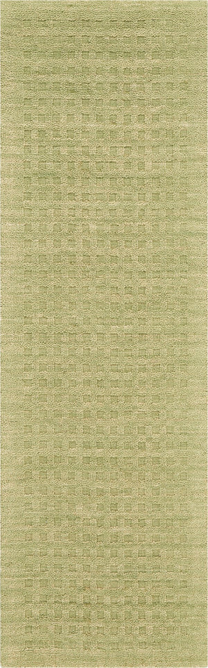 Nourison Perris PERR1 Handmade Woven No Border Indoor Only Contemporary  Rug Green, Green 100% Wool 99446223005