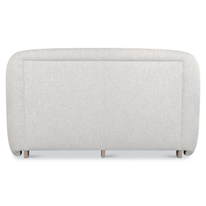 Bernhardt Bernhardt Loggia Shelter Bed King With Performance Fabric, Sculpted Upholstery & Oak Feet, 98" W Widespread K2212