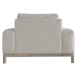 Bernhardt Bernhardt Hadley Oversized Fabric Chair With High-Loft Cushion, Block Arms & Flaxen Wood Frame (Made-To-Order) P6283A