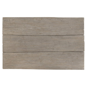 Bernhardt Bernhardt Melbourne Teak Cocktail Table 56"W X 36"D Live-Edge Plank Top Carbonized Sea Oat Finish X06023