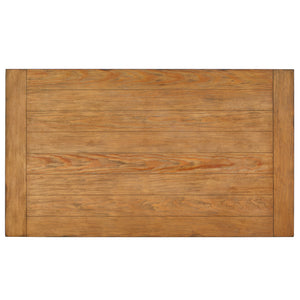 Homelegance By Top-Line Sammson Baluster 60-inch Reclaimed Wood Coffee Table Light Natural Veneer