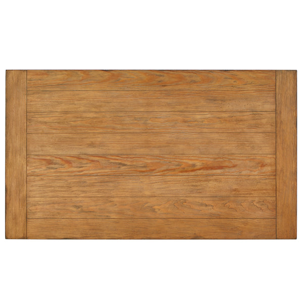 Homelegance By Top-Line Sammson Baluster 60-inch Reclaimed Wood Coffee Table Light Natural Veneer