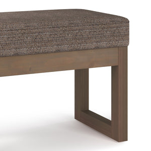 English Elm Milltown Compact Ottoman Bench In Mink Brown - Versatile Footstool For Modern Home Décor & Style B136P159090