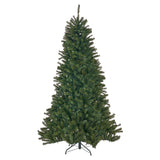 Christopher Knight Home® - Noble House - 7-foot Noble Fir Pre-Lit Multi-Colored String Light Hinged Artificial Christmas Tree