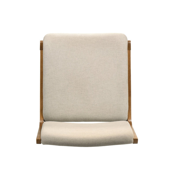 English Elm Christopher Knight Home® - DINING Chair Upholstered Rubberwood Frame Modern Contemporary Design Comfortable Seating Set Wheat 73421.00WHEAT