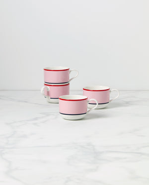 Lenox Kate Spade Make It Pop Mug, Set of 4 Pink, PINK PORCELAIN 894626
