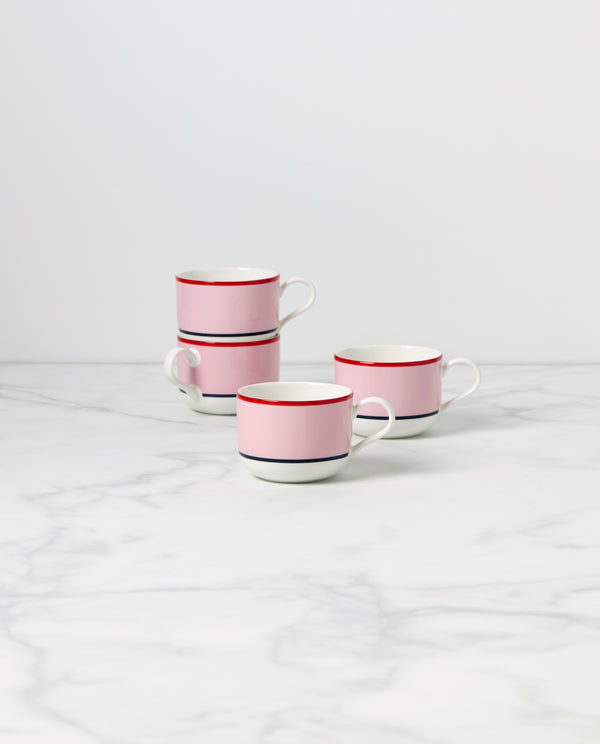 Lenox Kate Spade Make It Pop Mug, Set of 4 Pink, PINK PORCELAIN 894626