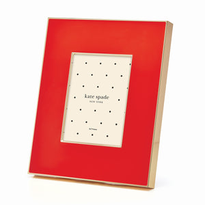 Lenox Kate Spade Make It Pop 5x7 Frame Red, RED METAL 895177