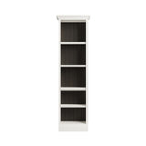 Parker House Shoreham - Effortless White 24 In. Bookcase Effortless White Acacia Solids / Birch Veneers SHO#424-EFW