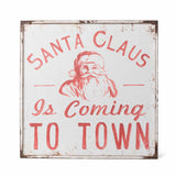 Santa Claus Square Iron Plaque XWA20603 Park Hill