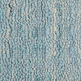 Nourison Perris PERR1 Handmade Woven No Border Indoor Only Contemporary  Rug Sky Blue, Blue 100% Wool 99446226495