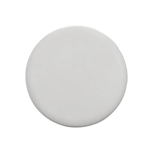 Bernhardt Bernhardt Nautilus-Inspired Outdoor Accent Table — White Stonecast, Weather-Resistant 15" Side Stand X03129