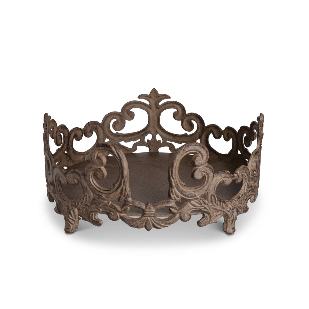 Acanthus Cast Aluminum Dinner Plate Holder EAW91076 Park Hill
