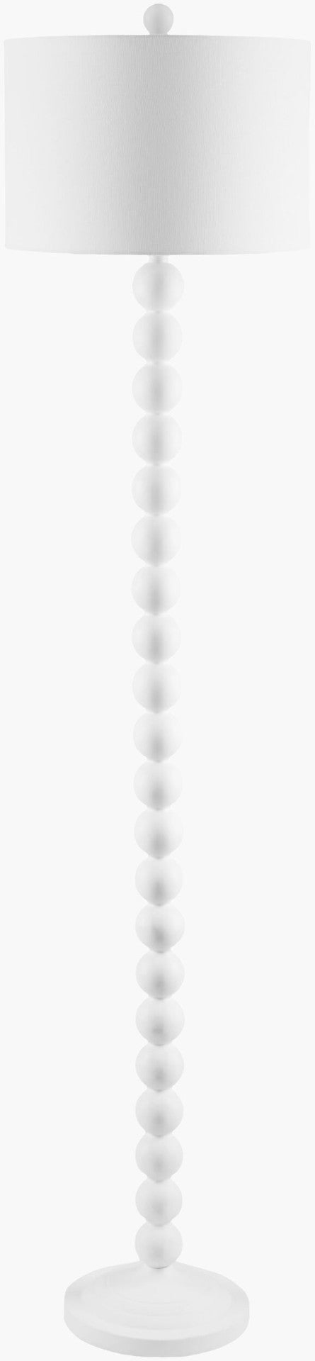 Livabliss Zelda 68 Inch Resin Floor Lamp with Linen Shade for Traditional Living Rooms ZEL-001