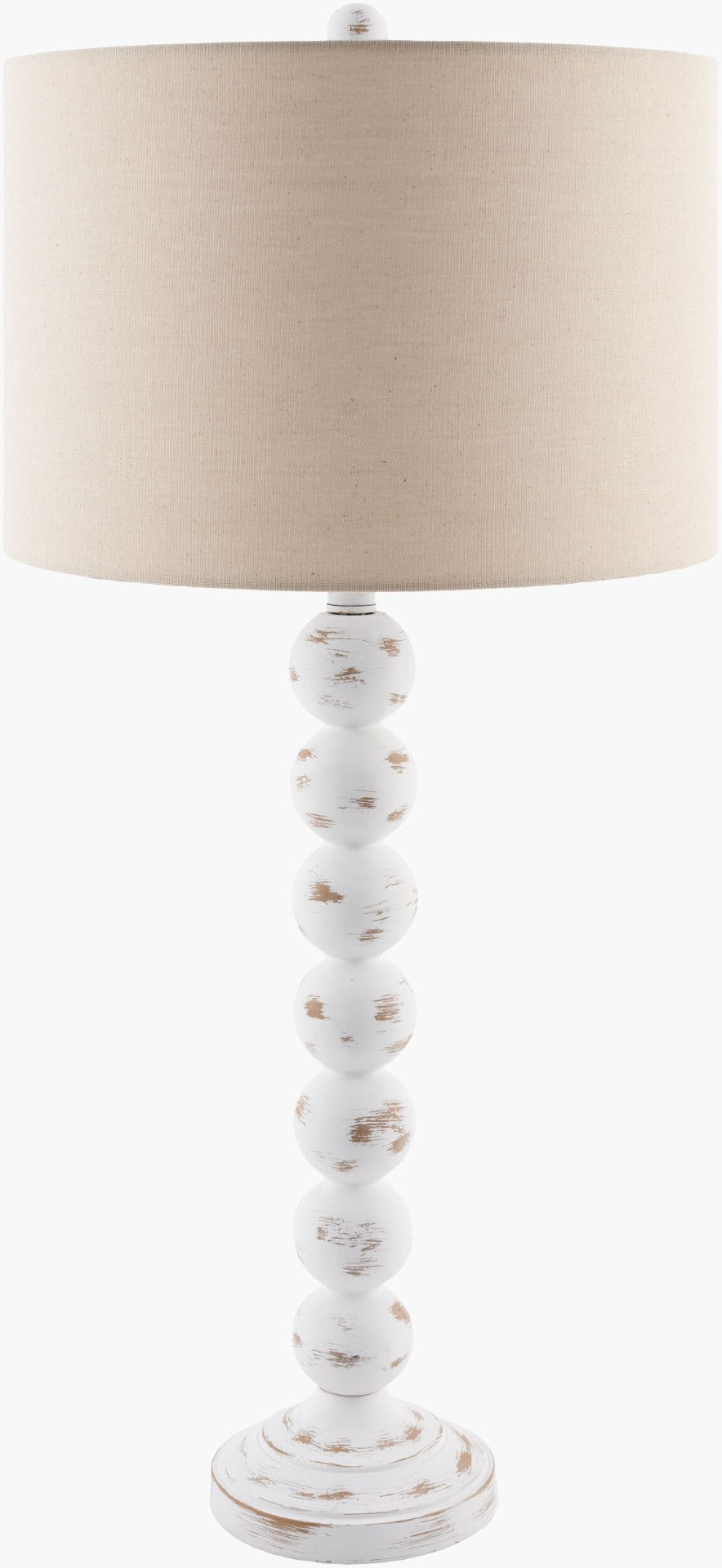Livabliss Zelda Hand-painted Traditional Table Lamp with Linen Shade for Living Room Ambiance ZEL-003