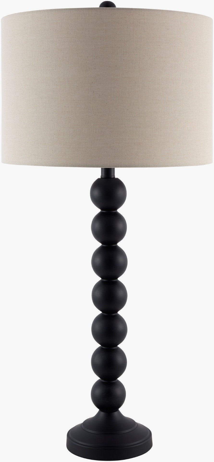Livabliss Zelda Hand-painted Metal Base Table Lamp with Linen Shade for Bedroom or Console ZEL-005