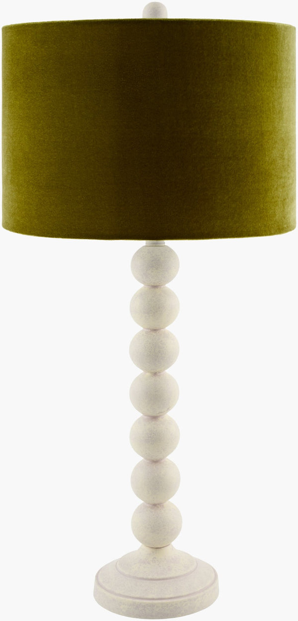 Livabliss Zelda Hand-painted Traditional Table Lamp with Linen Shade for Bedroom or Entryway ZEL-006