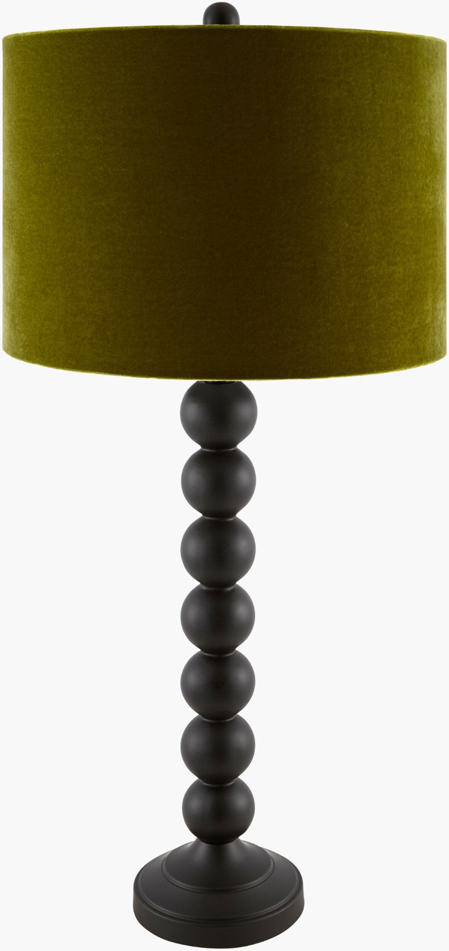 Livabliss Zelda Hand-painted Metal Table Lamp with Linen Shade for Bedroom or Console ZEL-009