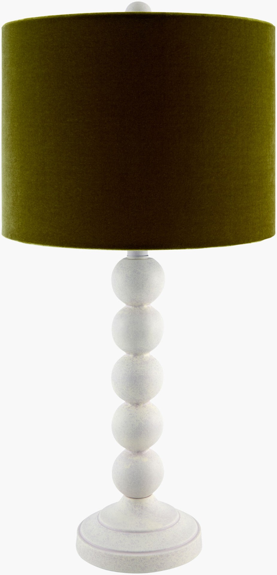 Livabliss Zelda Hand-painted Artisan Table Lamp with Linen Shade for Bedroom or Living Room ZEL-014