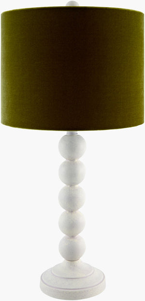 Livabliss Zelda Hand-painted Artisan Table Lamp with Linen Shade for Bedroom or Living Room ZEL-014