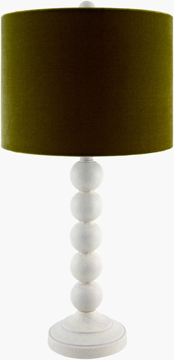 Livabliss Zelda Hand-painted Artisan Table Lamp with Linen Shade for Bedroom or Living Room ZEL-014
