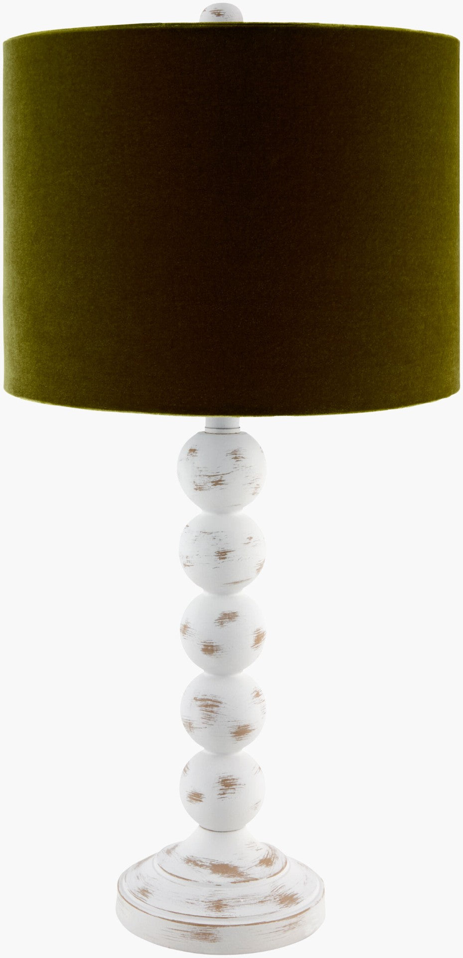 Livabliss Zelda Hand-painted Traditional Accent Lamp with Linen Shade for Bedroom or Living Room ZEL-015