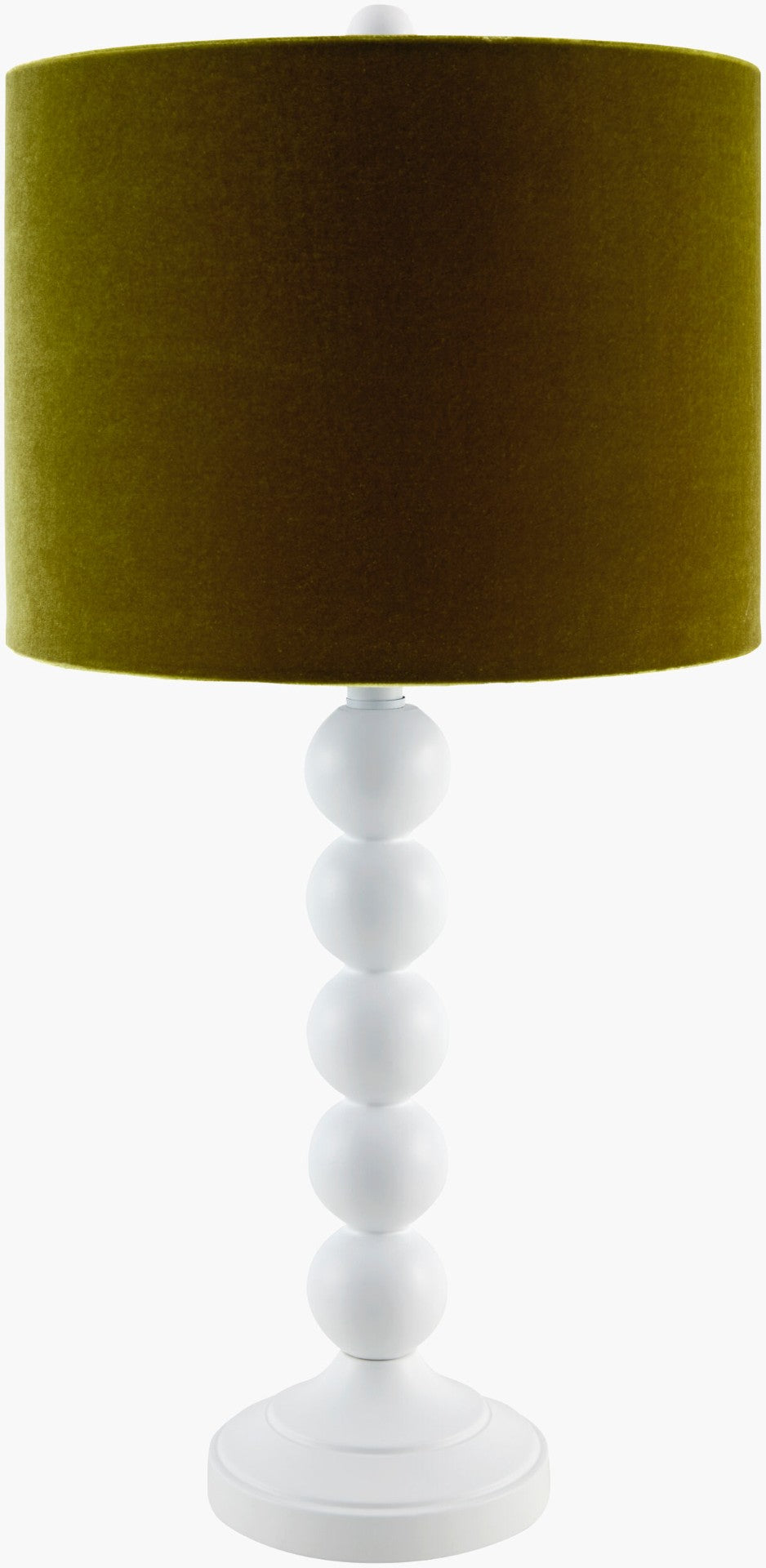 Livabliss Zelda Hand-painted Metal Base Table Lamp with Layered Linen Shade for Classic Interiors ZEL-016