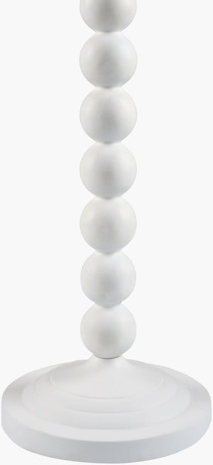 Surya Zelda Elegant 68" Resin Accent Floor Lamp With Linen Shade – Timeless Home Decor Lighting Solution Body, White,Base, White,Shade (Outside), Beige,Shade (Inside), White,Finial, White,Harp, Metallic ,Brass,Cord, Translucent Resin,Resin,Linen,Linen,Resin Zel-001