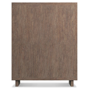 Bernhardt Bernhardt Casa Paros Tall Drawer Chest Reimagined: Rustic Modern 5-Drawer Faux Concrete Fronts, Playa Wood Finish With Soft-Close Mechanism 317118