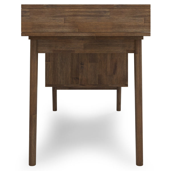 English Elm Clarkson Desk - Handcrafted Rustic Acacia With Mid-Century Design & Ample Storage For Home Office B136P158782