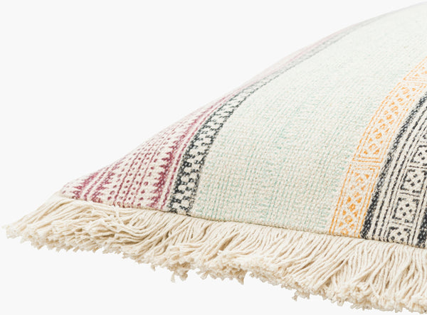 Surya Zendaya 18" Accent Pillow Cover - Soft Cotton, Global Style, Woven Texture For Chic Home Decor Burgandy Cotton,Cotton Zen001-2020