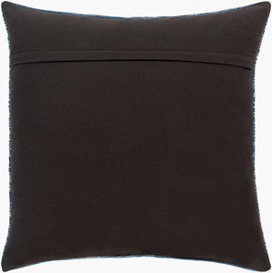 Surya Zendaya Zen-003 Elegant 14"L X 22"W Lumbar Pillow - Global Inspired Design For Chic Home Decor Dark Blue Cotton,Cotton Zen003-1422
