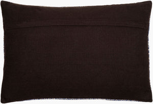 Surya Zendaya Zen-003 Elegant 14"L X 22"W Lumbar Pillow - Global Inspired Design For Chic Home Decor Dark Blue Cotton,Cotton Zen003-1422