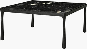 Surya Zeena Handcrafted Square Coffee Table Artisan Low Profile Bohemian Living Room Accent ZENA002-173636