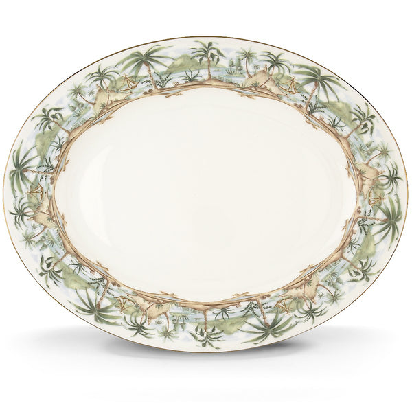 Lenox British Colonial Serving Platter Green, WHITE PORCELAIN 6226963