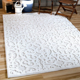 Orian Rugs Boucle Seaborn Machine Woven Polypropylene Cottage/Country Area Rug Natural Polypropylene