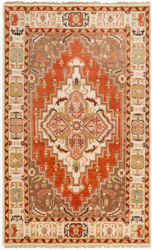 Surya Zeus 10' X 14' Luxurious Handmade Wool Rug - Classic Style, Durable Comfort, Perfect For Any Room! Rust Nz Wool Zeu7800-1014