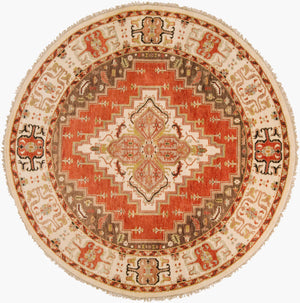 Surya Zeus 10' X 14' Luxurious Handmade Wool Rug - Classic Style, Durable Comfort, Perfect For Any Room! Rust Nz Wool Zeu7800-8rd