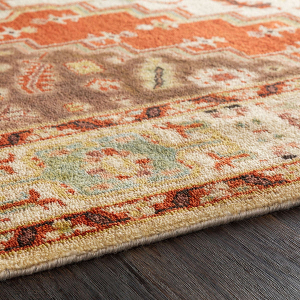 Surya Zeus 10' X 14' Luxurious Handmade Wool Rug - Classic Style, Durable Comfort, Perfect For Any Room! Rust Nz Wool Zeu7800-8rd