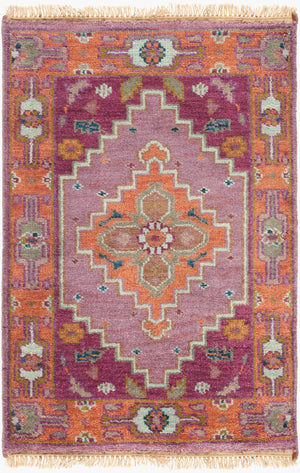 Surya Zeus 10' X 14' Luxurious Handmade Wool Rug - Classic Style, Durable Comfort, Perfect For Any Room! Plum Nz Wool Zeu7820-23
