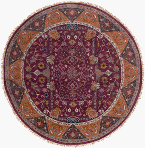 Surya Zeus Hand Knotted New Zealand Wool Square Area Rug Traditional Living Room Accent ZEU7821-8RD
