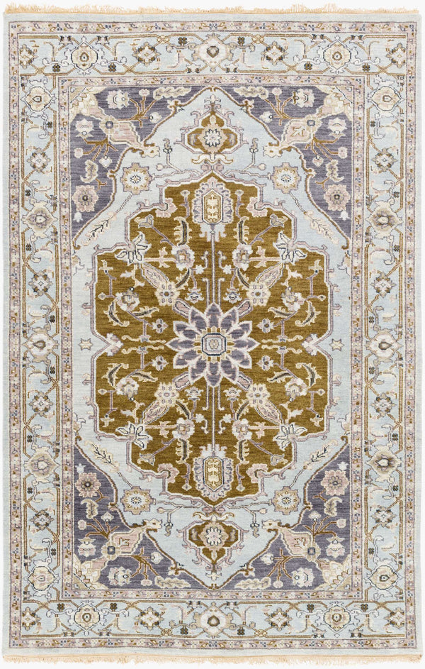 Surya Zeus 10' X 14' Luxurious Handmade Wool Rug - Classic Style, Durable Comfort, Perfect For Any Room! Slate Nz Wool Zeu7823-5686